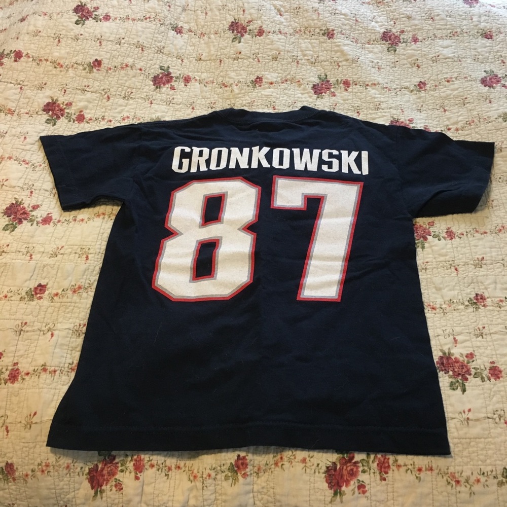 NE Patriots Gronkowski 87 Youth T-shirt - Picture 2 of 3